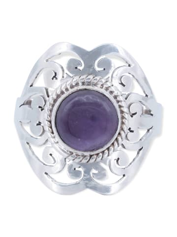 mantraroma 925er Silber - Ringe mit Amethyst