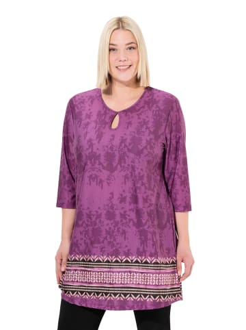 Ulla Popken Longshirt in pflaume