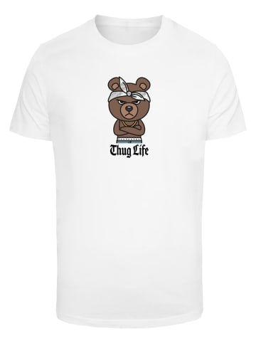 Mister Tee Mister Tee Bandana Bear Sketch Tee in white