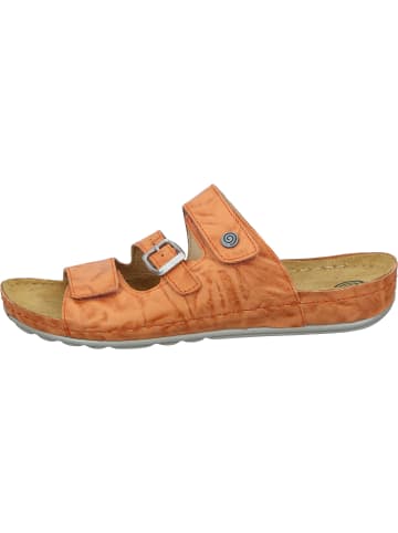 Dr. BRINKMANN Klassische Pantoletten, Komfort-Pantoletten in orange
