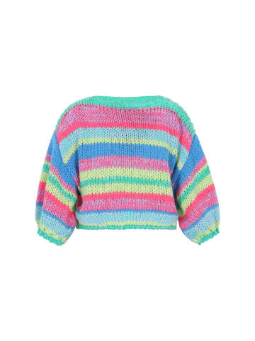 myMo Sweater in blue multicolor