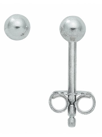 Adeliás Damen 925 Silber Ohrringe / Ohrstecker Ø 3 mm in silber