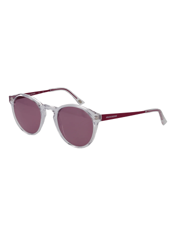 Skechers Frauen Sonnenbrillen Rund Transparent