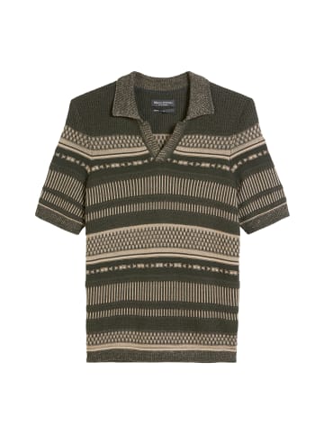 Marc O'Polo Kurzarm-Pullover regular in copley brown