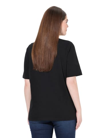 Ulla Popken Shirt in schwarz