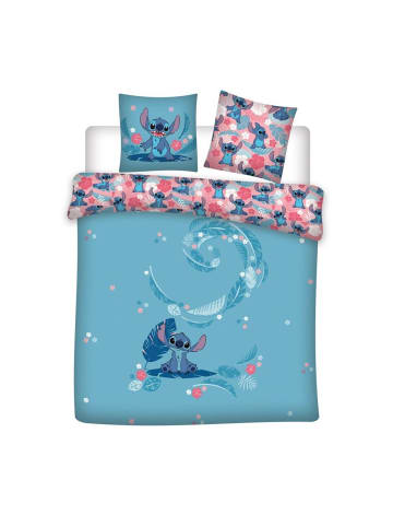 Lilo & Stitch Disney Lilo & Stitch Bettwäsche Set Tropischer Stil in Blau