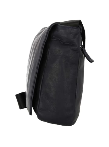 Leonhard Heyden Den Haag - Umhängetasche L Leder 13" 39 cm (blau) in blau