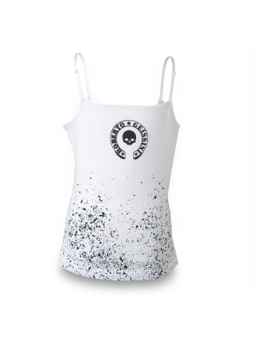 Roberto Geissini American Skull Top Weiß