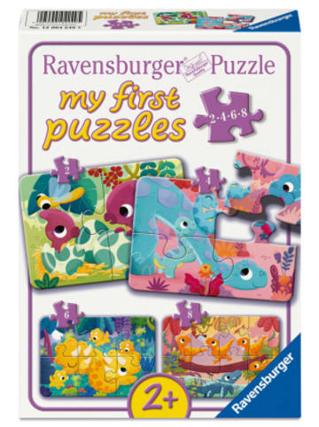 Ravensburger Verlag GmbH Spiel - Kinderpuzzle 2, 4, 6, 8 Teile - Dino-Freunde