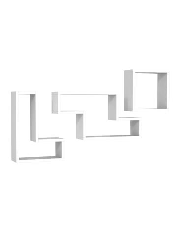 moebel17 Wandregal Tetris in Weiß