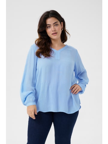 KAFFE curve Langarm-Bluse KCami Regular fit in Soft Chambray
