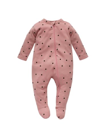 Pinokio Strampler Punkte in rosa/pink