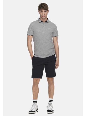 ONLY & SONS Poloshirt Onsefletcher in Light grey melange