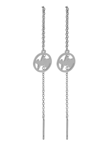 Adeliás Damen Anhänger – Herzanhänger aus Edelstahl in silber