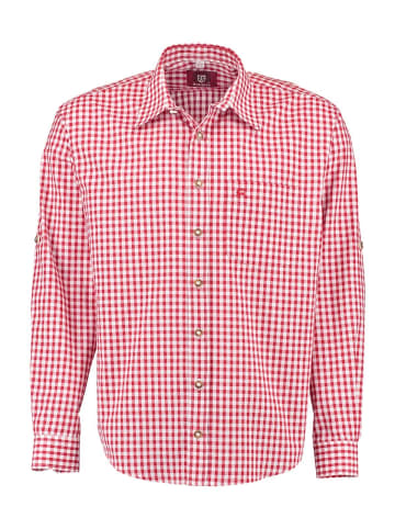 OS-Trachten Trachtenhemd 120001-2602 in rot