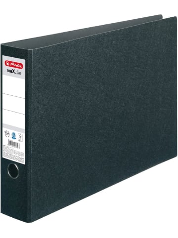Herlitz Ordner Hartpappe A3 quer 7,5cm maX.file