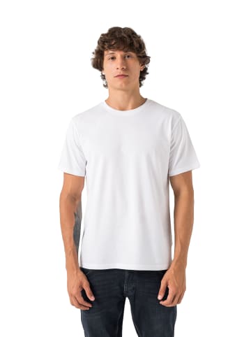 T-Shirt Basic, 3er Pack in 3x Weiß