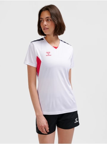 Hummel T-Shirt Hmlauthentic Damen in WHITE/TRUE RED