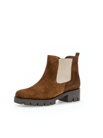 Gabor Fashion Chelsea Boot in Braun