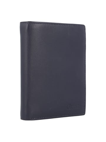 Esquire Viktoria Geldbörse RFID Leder 10 cm blau