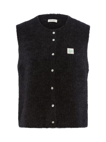 American Vintage Strickjacke East in anthrazit - 0002