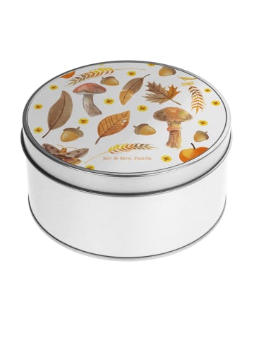Mr. & Mrs. Panda Kaffeedose Herbst mit Spruch in Bunt
