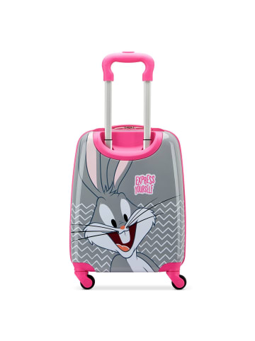 Roncato Looney Tunes 4 Rollen Kindertrolley 44 cm in bugs bunny grigio