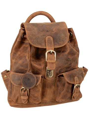 Greenburry Rucksack Vintage 1711S in Sattelbraun