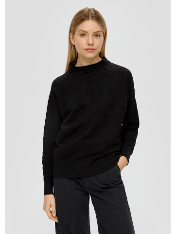 S. Oliver Strickpullover langarm in Schwarz