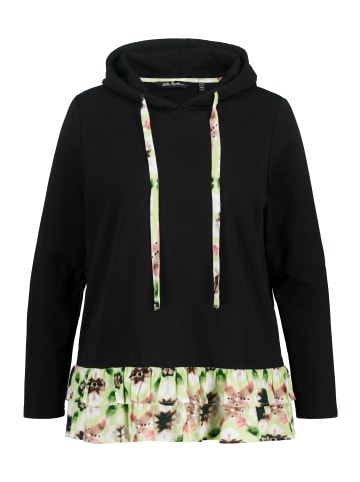 Ulla Popken Sweatshirt in schwarz