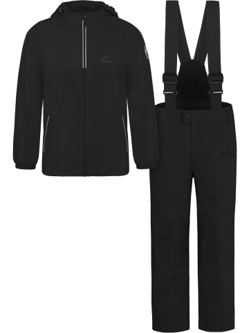 Normani Outdoor Sports Kinder WinterSet Thermohose und Thermojacke in Schwarz