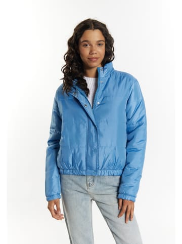 myMo Damen Leicht Wattierte Blousonjacke in Himmelblau