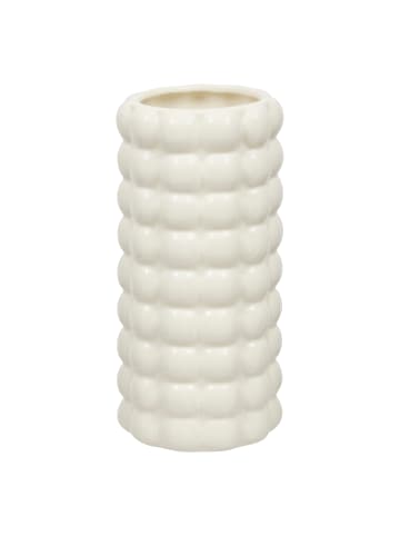 Atmosphera Créateur d'intérieur Keramische Vase SKY in Weiß, Ø 10,5 x (H) 23 cm