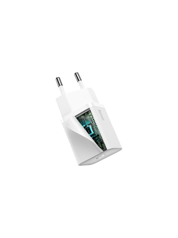 Baseus Baseus Super Si 1C Schnellladegerät USB Typ C 20 W Power in Weiß