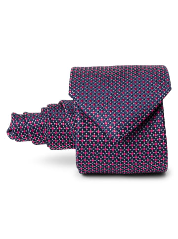 Finshley & Harding Krawatte in pink marine - 0001