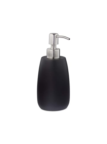 relaxdays Seifenspender in Schwarz - 0,3 l