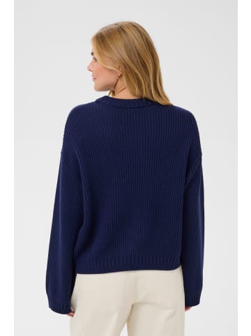 SAINT TROPEZ Strickpullover PippieSZ Oversize fit in Eclipse