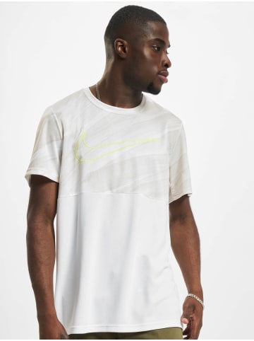 Nike T-Shirts in bone/white/volt