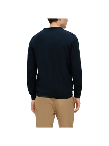 s.Oliver Strickpullover 1er Pack in Dunkelblau