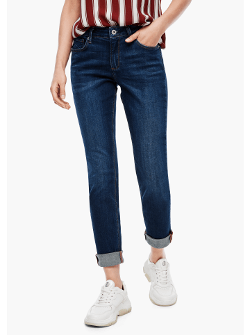 QS Denim Hose lang in Blau