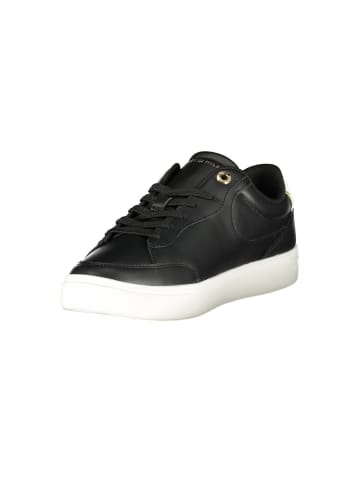 Tommy Hilfiger Schwarze Polyurethan-Sneaker