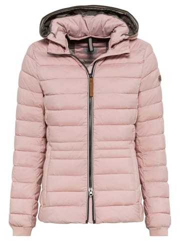 Camel Active Steppjacke mit abnehmbarer Kapuze in Rose