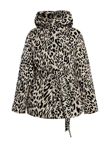 faina Steppjacke Mit Leo-Print in Beige Leo