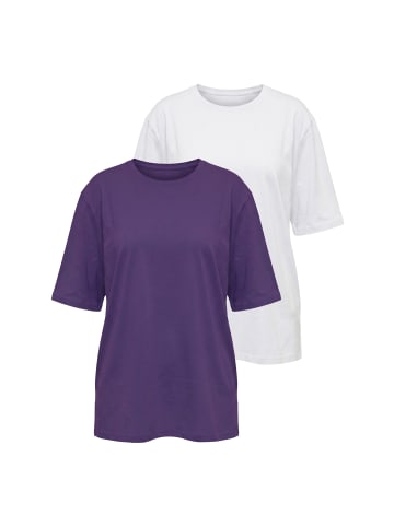 Ulla Popken Shirt in tiefes violett
