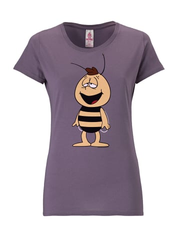 Logoshirt T-Shirt Die Biene Maja - Willi in flieder-lila