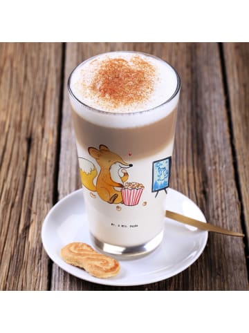 Mr. & Mrs. Panda Wasserglas Fuchs Filme gucken ohne Spruch in Transparent