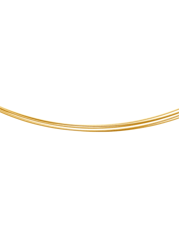 Steel_Art Edelstahlkette Linea 5 silberfarben matt in goldfarben