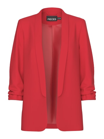 Pieces Blazer in High Risk Red