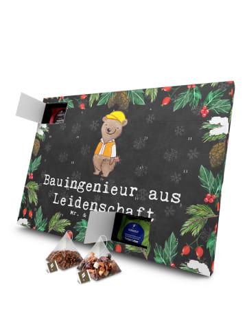 Mr. & Mrs. Panda Advents-Teekalender Bauingenieur Leidenschaft m... in Kreidetafel