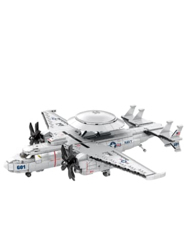 COFI 1453 Reobrix 33029 Frühwarnflugzeug Klemmbaustein 1144 Teile ab 14 in Grau